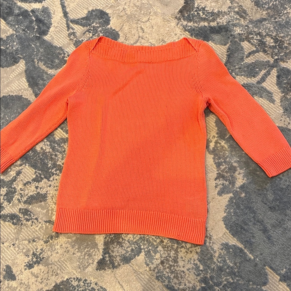 Vintage Ralph Lauren Bright Orange Crew Neck Sweater